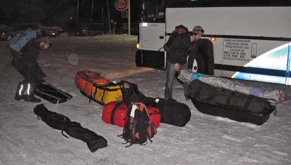 Bus Stop Lake Winnipeg Expedition 2011