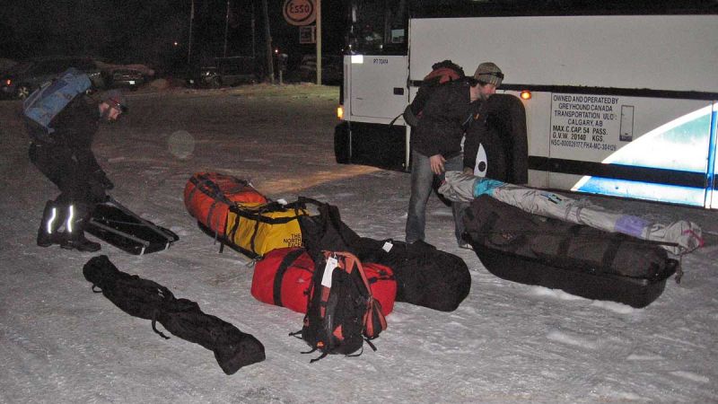 Bus Stop Lake Winnipeg Expedition 2011