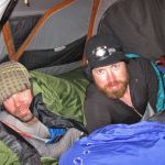 Marc Leblanc and Neal Watts - Tent Lake Winnipeg